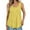 Yellow, variant on Plus Size Tank Tops for Women Round Neck Sleeveless Summer Casual Textured Basic Shirts Pink XL
