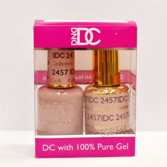 DND DC Duo Soak off Gel & Matching Nail Polish 2457 Cashmere