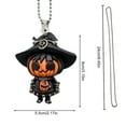 thumbnail image 6 of YIKA Halloween Decoration Cute Halloween Pumpkin Skull Pendant Halloween Ornaments, 6 of 7