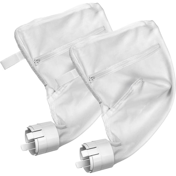 Fymlhomi 2 Pack Pool Cleaner Bags for Polaris 360/380, All Purpose Bag Replacement Fits for Polaris 360 & 380 Compatible Zipper Replacement Bag