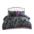 thumbnail image 4 of Luxurious Black King/Cal King Bedding Set 5Piece Polyester Comforter with Farmhouse Glam Design, 4 of 11
