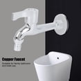 thumbnail image 3 of Durable Corrosion-Resistant Copper Faucet, Faucet, Washing Machine Faucet, Low- Environmental Protection Copper Electroplating for Home for House Short Type 49211,Long Type, 3 of 7
