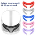 thumbnail image 2 of Soft Silicone VR Face Cover with Nose Pad for ForQuest 3 Headset, 2 of 8