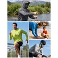 thumbnail image 7 of Bassdash UPF 50+ Men’s Long Sleeve Fishing Shirt with Mask UV Neck Gaiter Hoodie, 7 of 7