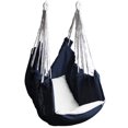 thumbnail image 1 of Hamaca Silla Colgante para Exteriores e Interiores de Algodon con cojin ilios innova Azul marino, 1 of 4