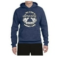 thumbnail image 2 of Wild Bobby, This is What an Amazing Mom Looks Like, Mother's Day, Unisex Graphic Hoodie Sweatshirt, Vintage Heather Navy, X-Large, 2 of 3