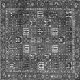 thumbnail image 1 of Ahgly Company Indoor Square Persian Gray Traditional Area Rugs, 4' Square, 1 of 1