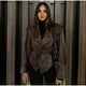 thumbnail image 5 of Chaqueta de cuero sintético para mujer, abrigo holgado con botones y cinturón, ropa de calle para primavera y otoño, 5 of 5