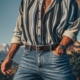 thumbnail image 5 of Wrangler Men's Pebble Leather Belt, 38mm Casual Waist Belt for Jeans, Father's Day Gifts, 5 of 7