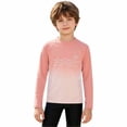 thumbnail image 4 of Toddler Kids Boys T Shirts Long Sleeve Lightweight Rash Guard Shirt For Middle To Large Raglan Sleeves Tie Dye Print Sun Top Casual Blouse 4-5 Years, 4 of 5