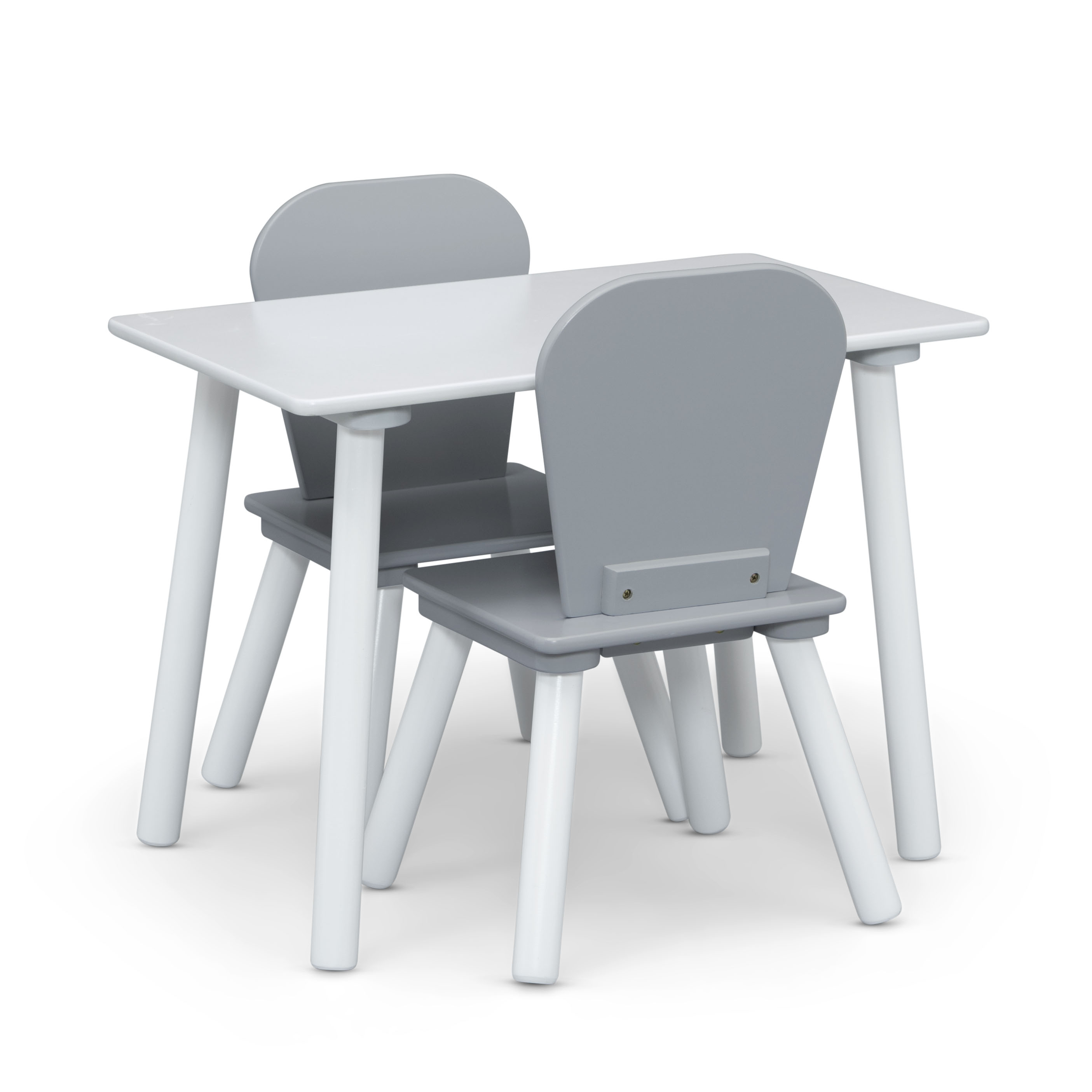Delta Children 4-Piece Toddler Playroom Set, Light Gray photo 6