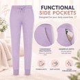 thumbnail image 4 of DARESAY Women’s Fleece Jogger Sweatpants 3-Pack with Pockets, Soft Casual Lounge & Workout Pants with Elastic Waist and Ribbed Cuffs, Sizes S–XXL, 4 of 8