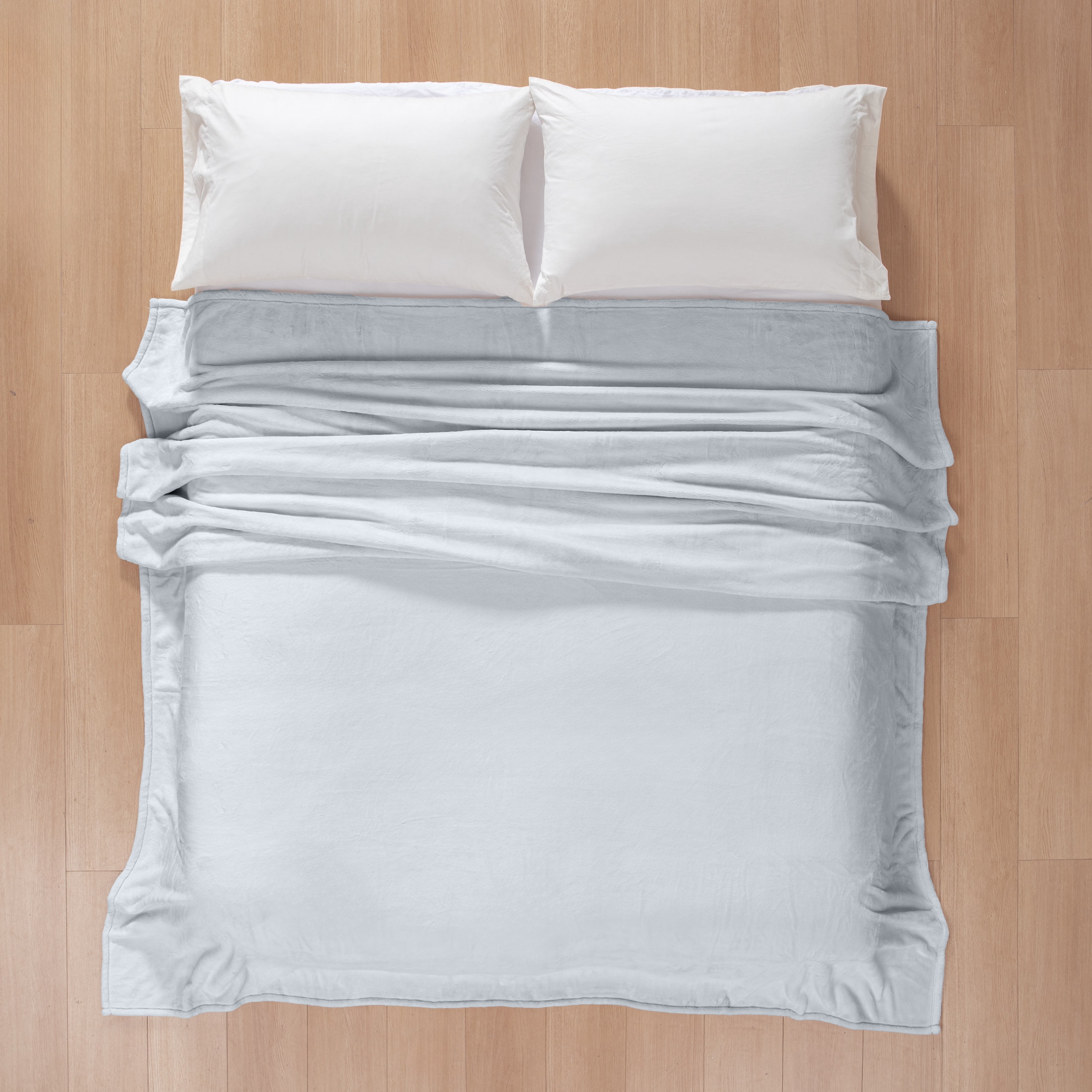 Hotel Style Bed Blanket, Duck Egg, Full/Queen, 90 in x 94 in