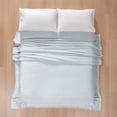 thumbnail image 3 of Hotel Style ™ Solid Oversized Soft Bed Blanket, Duck Egg, 3 of 9