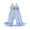 Blue, variant on BemeyourBBs Toddler Baby Girls Let the Good Time Boil Caryfish Outfit Plaid Gingham Romper Overalls One Piece Jumpsuit Sleeveless Letter Lobster Embroidery Bell Bottom Overalls Toddler Summer Clothes