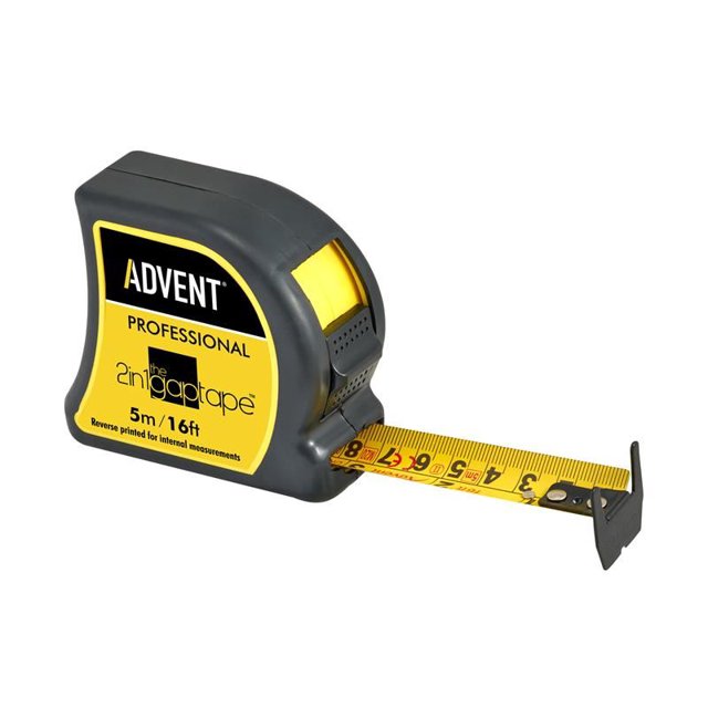 Advent - 2-In-1 Double Sided Gap Pocket Tape 5m/16ft (Width 25mm)