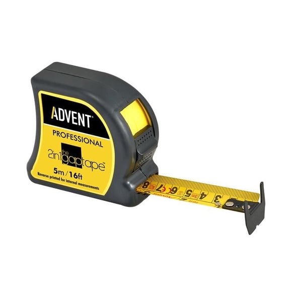 Advent - 2-In-1 Double Sided Gap Pocket Tape 5m/16ft (Width 25mm)