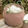 thumbnail image 6 of Colonial Mills Kringle Christmas Floor Basket - Candycane Red 18"x18"x16", 6 of 6