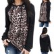 thumbnail image 2 of Jersey de moda para mujer, sudadera de manga larga con capucha y costuras en contraste Fridja  fhghd3592, 2 of 9
