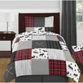 thumbnail image 3 of Sweet Jojo Designs Black and White Woodland Moose Window Treatment Valance for Rustic Patch Collection, 3 of 5