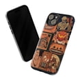 thumbnail image 3 of Vintage Halloween Horror Collage Phone Case, Retro Spooky Comic Style Protective Cover for iPhone 16 15 14 13 12 11 Pro Plus Mini, 3 of 6