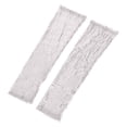 thumbnail image 4 of Women's Sparkly Fishnet Gloves, Long Mesh Arm Sleeve Open Finger Gloves for Halloween Party Wedding, Evening Glam Gloves and Masquerade Accessory - White, 4 of 4