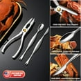 thumbnail image 2 of Seafood Tool Set Shrimp Pliers Spoon Crab Lobster Cracker Kitchen Multi Purpose, 2 of 6