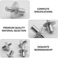 thumbnail image 5 of Aluminum Rivets Tool Kit:Rivet Tool,Pop Rivets,Aluminum Core Rivets with Round Head,2024 New Drive Rivets,Knock Type Expansion Aluminum Rivets,Half Round Head Aluminum Core Rivets (200Pcs), 5 of 7