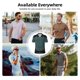 thumbnail image 5 of Fotbe Mandala Camiseta Polo de Golf para Hombre con Estampado – Camisa Deportiva Transpirable con Cuello Abotonado-Large, 5 of 6