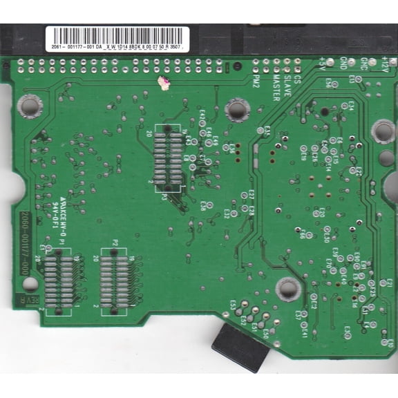 WD400BB-60DGA0, 2061-001177-001 DA, WD IDE 3.5 PCB