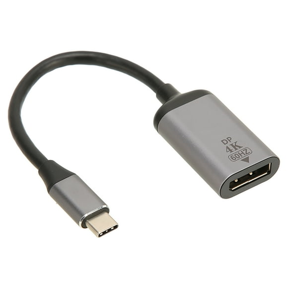 USB C To DisplayPort Adapter, Aluminium Alloy Portable Size Stable Transmission USB C To Adapter Plug and Play for Tablet
