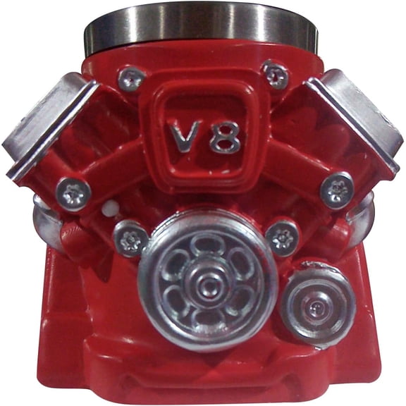 Yippzo V8 Engines Coffee Mug | Engine Coffee Cup | Realistic Car Engine Mechanic Novelty Mugs for Cold Hot Drinks | Vacuum Insulated Retro Milk Mugs Tea Cups