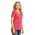 thumbnail image 4 of Port & Company Ladies Core Cotton V Neck Tee-XS (Coral), 4 of 6