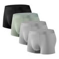 thumbnail image 1 of Weiqiqre Mens Boxers Comfortable Modal, Breathable Stretch Pouch Boxer Briefs for Men 4 Pack, 1 of 2