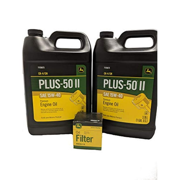 John Deere Original Equipment Oil Change Kit Filter and Oil (1