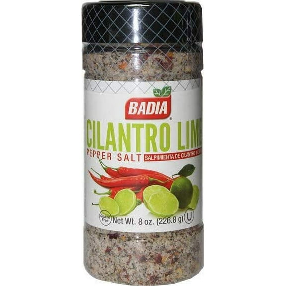 Badia Cilantro Lime Pepper Salt 8 oz