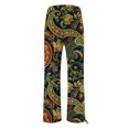 thumbnail image 5 of Stephy Women's New Thin Elastic Loose Large Size Korean Version of Everything Long Trousers Casual Trousers Haren, Black, L, 5 of 5