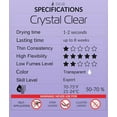 Stacy Lash Crystal Clear Adhesive (0.17fl.oz / 5ml) / Cyanoacrylate Eyelash Extension Glue