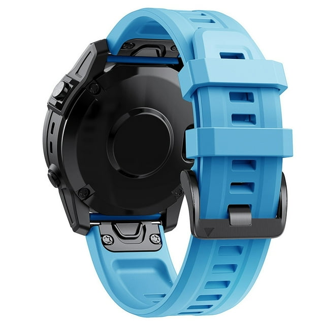 asddcavvf 26MM Quick Release Silicone Watch Strap with Metal Buckles Official Grade Fits Most