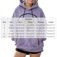 thumbnail image 2 of lcziwo Cat Hoodie for Women with Zipper Pouch Pet Hoodies Oversized Dog Carrier Hooded Sweatshirt with Carrying Pockets 2026 Purple,L, 2 of 8