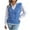 Blue, variant on Fesfesfes Women Vest Sweater V-neck Multicolor Knitted Sweater Casual Sleeveless Vest Jacket Tops Tops on