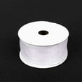 thumbnail image 3 of Efavormart 1 1/2" Wired Organza Ribbon For Gift Package Wrapping, Hair Bow Clips & Accessories Making, Crafting-White, 3 of 11