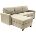 thumbnail image 5 of Serta Palisades Reclining Sectional with Left Storage Chaise - Oatmeal, 5 of 9