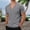 Light Gray, variant on Linen T Shirts for Man Summer Lightweight Breathable Short Sleeve Deep V Neck Relaxed Fit Plain Tshirts Mens Tees