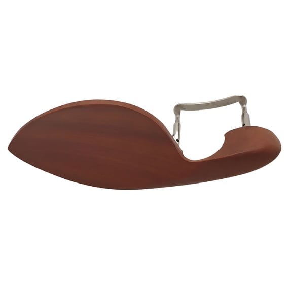 QAYOZ 4/4 Violin Shoulder & Chin Rest Set - Wood & Silver