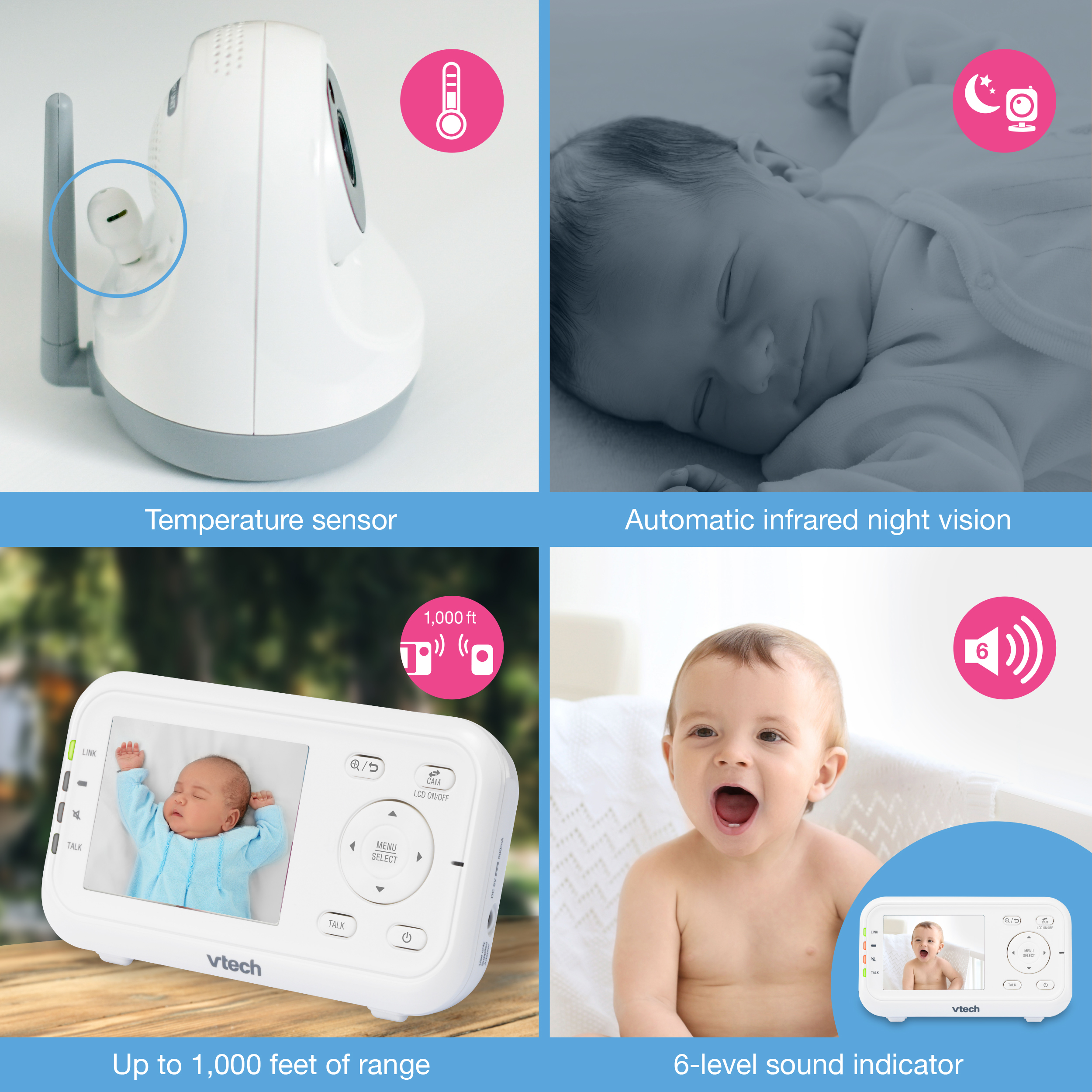 vtech baby monitor vm3261