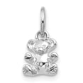 thumbnail image 1 of Collier Ourson en Or Blanc 14k avec Pendentif en Forme de Ourson, 1 of 7