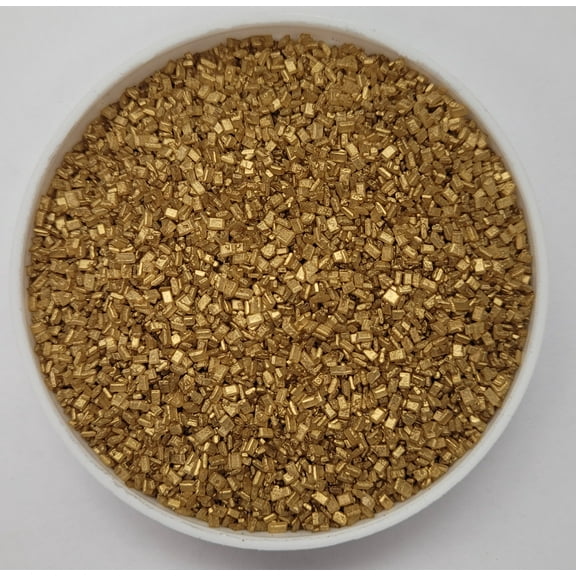 Gold Coarse Sanding Sugar Edible Party Sprinkles 4oz