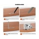 thumbnail image 4 of Solución de seguridad para gabinetes, cerradura de seguridad para vitrinas con puerta de vidrio de doble apertura con instalación sin perforaciones, marco de aleación de zinc, ideal para proteger, 4 of 4
