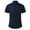 Dark Blue, variant on JTieacloth Free Button Down Shirt Mens Slim Casual Solid Color Simple Pocket Decoration Short Sleeve Shirt Black